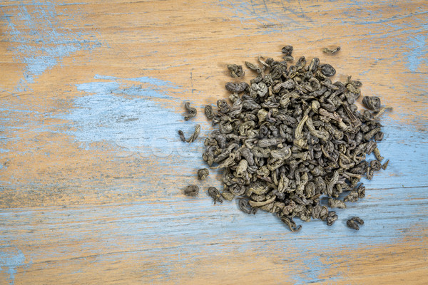 Groene thee los blad chinese buskruit parel Stockfoto © PixelsAway