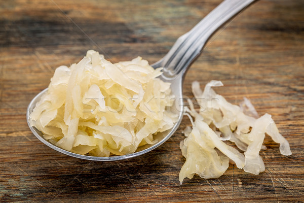 tablespoon of sauerkraut Stock photo © PixelsAway