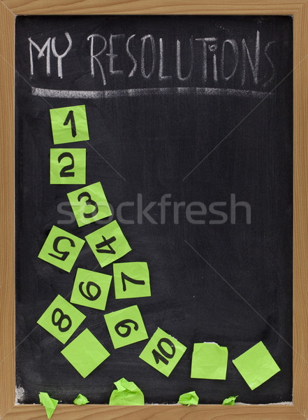 fading new year resolutions Stock photo © PixelsAway