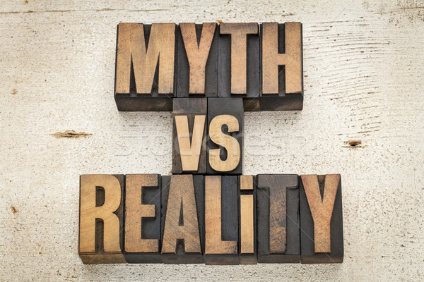 myth versus reality Stock photo © PixelsAway