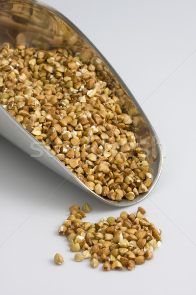 scoop of buckwheat (kasha), toasted whole grain Stock photo © PixelsAway