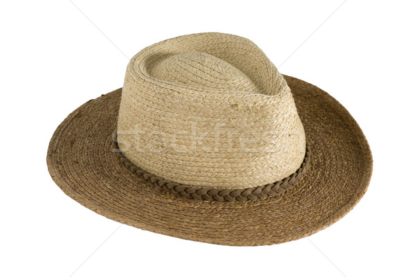 sun protection - straw hat Stock photo © PixelsAway