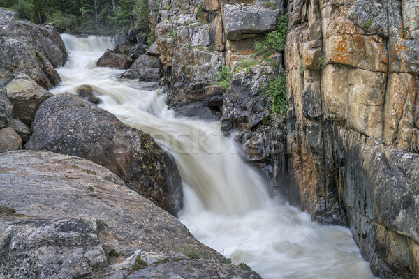 Poudre Falls at high water Stock photo © PixelsAway