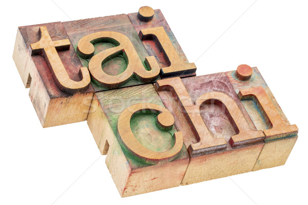 in wood type Stock photo © PixelsAway