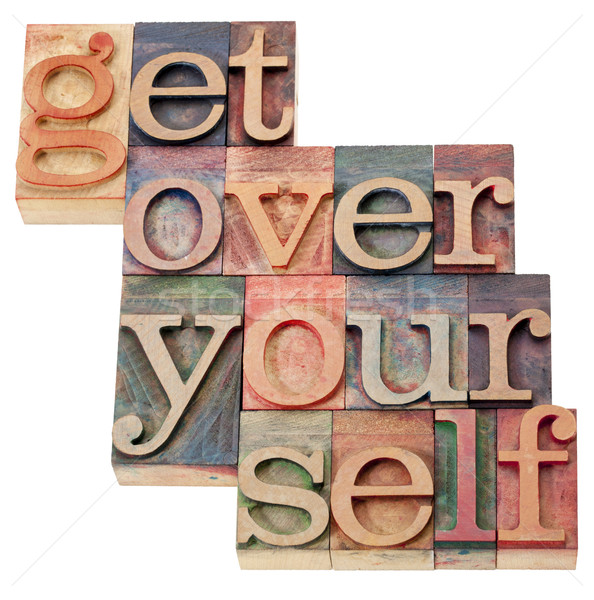 get over it advice Stock photo © PixelsAway