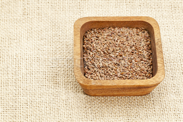 brown flax seeds Stock photo © PixelsAway