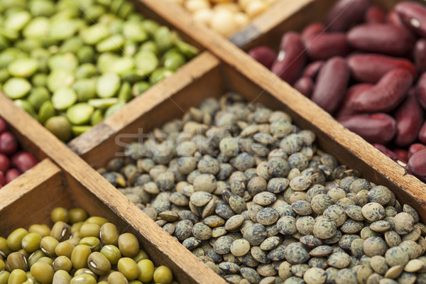 French green lentils Stock photo © PixelsAway