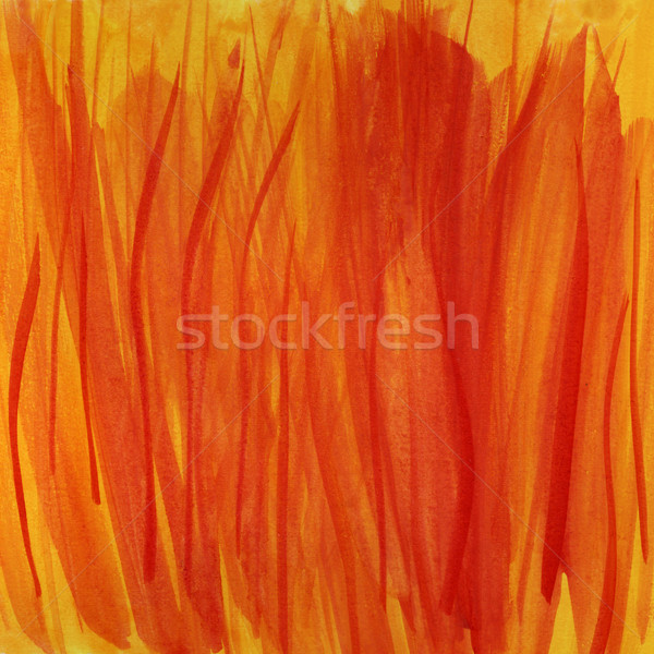 fire flames, red and yellow watercolor background Stock photo © PixelsAway