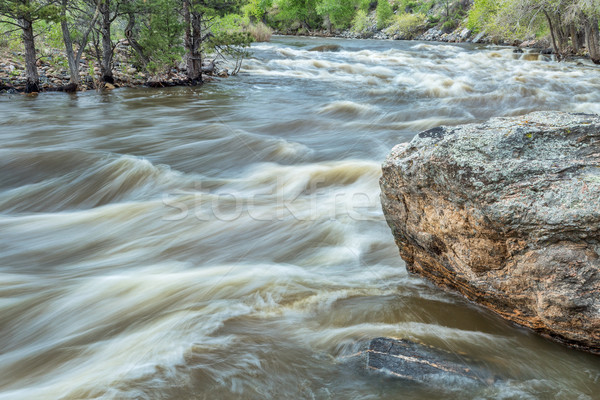Poudre River at spring run off Stock photo © PixelsAway