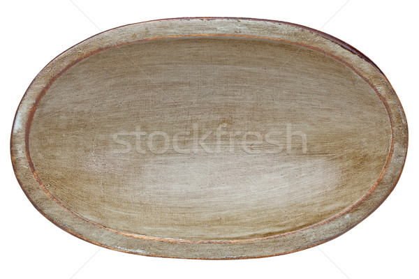 rustic wood dough bowl Stock photo © PixelsAway