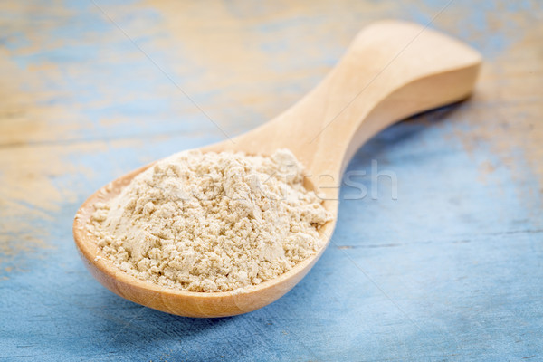 maca root powder on wooden spoon Stock photo © PixelsAway
