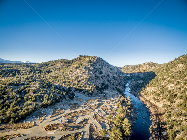 Arkansas River aerial view Stock photo © PixelsAway