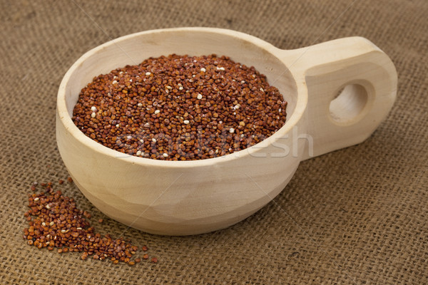 scoop of red quinoa Stock photo © PixelsAway