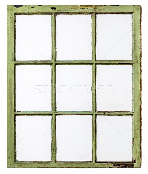 vintage sash window panel Stock photo © PixelsAway