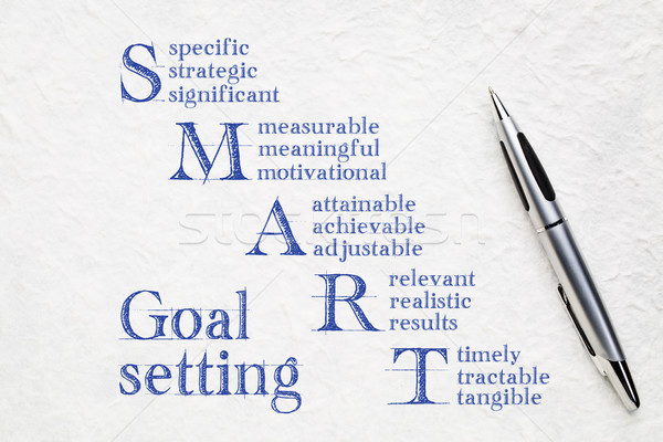 smart goal setting concept Stock photo © PixelsAway