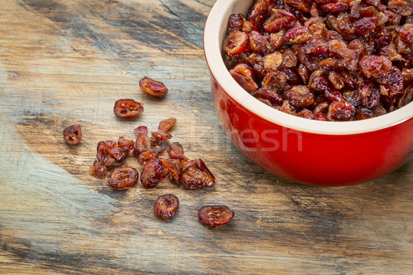  bowl of dried cranberries Stock photo © PixelsAway