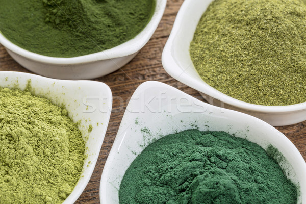 healthy green dietary supplements Stock photo © PixelsAway