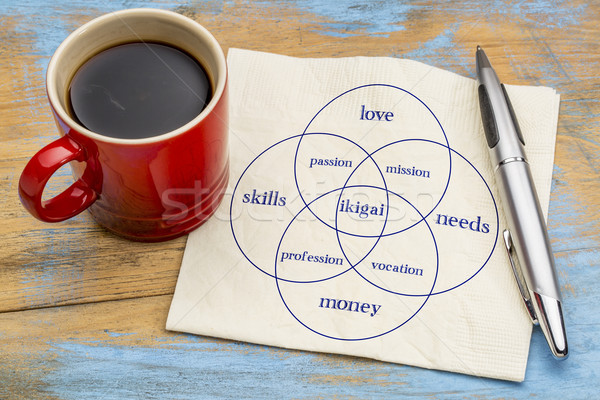 ikigai concept -  a reason for being Stock photo © PixelsAway