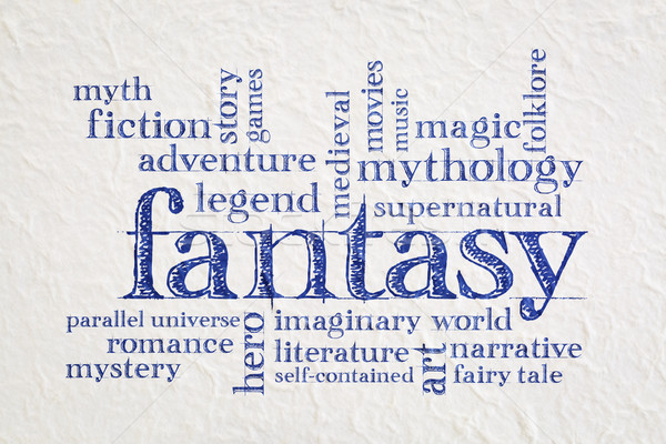 fantasy word cloud Stock photo © PixelsAway