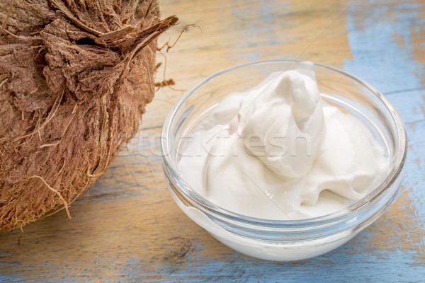 coconut milk yogurt Stock photo © PixelsAway
