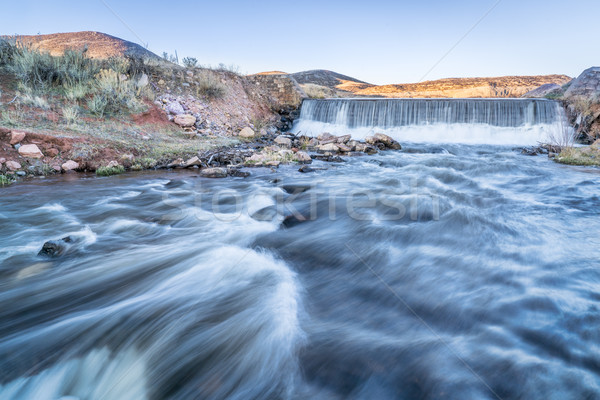 water cascading over a dam  Stock photo © PixelsAway