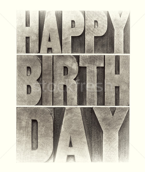 happy birthday greeting card Stock photo © PixelsAway