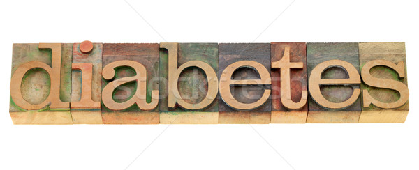 Diabète mot type santé problème [[stock_photo]] © PixelsAway