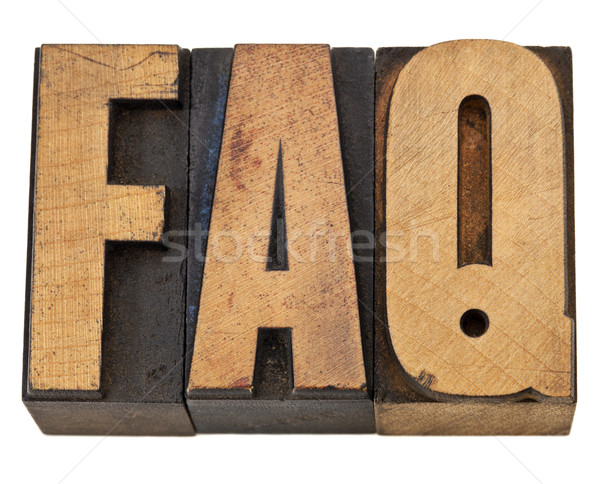 frequently asked questions - FAQ Stock photo © PixelsAway
