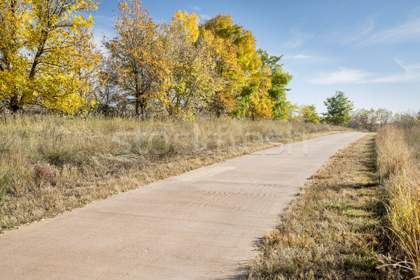 paved bike trail Stock photo © PixelsAway