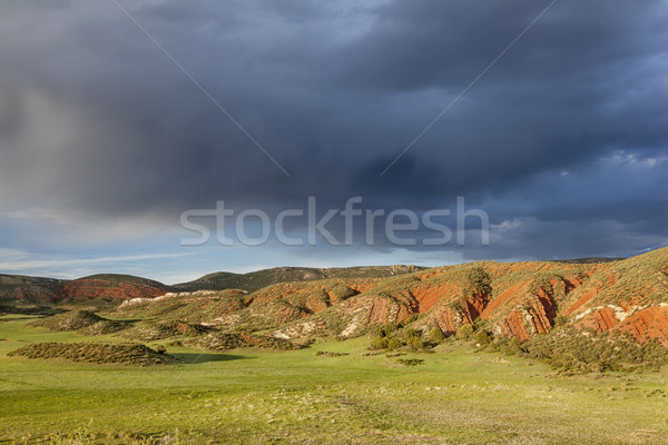 heavy clouds over Red Mountain Stock photo © PixelsAway