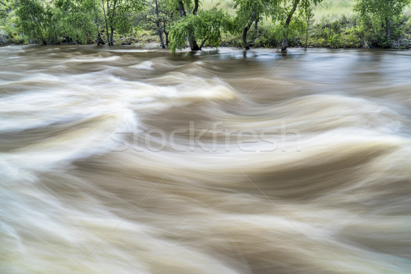 Primăvară râu la fort Imagine de stoc © PixelsAway