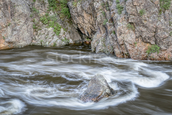 spring runoff of Poudre River in Colorado Stock photo © PixelsAway