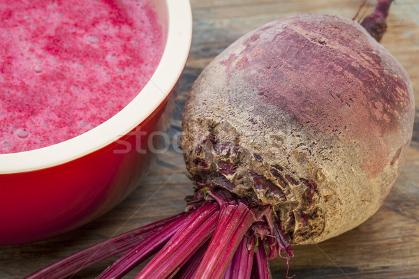 red beet cream soup Stock photo © PixelsAway