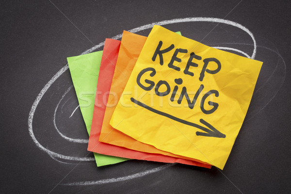 keep going motivation concept Stock photo © PixelsAway