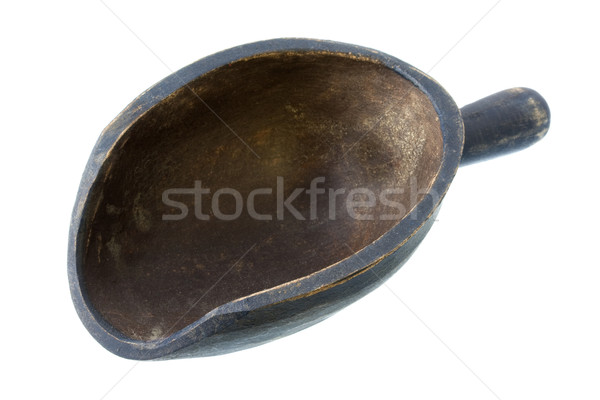 Pintado cuchara marrón dentro azul Foto stock © PixelsAway