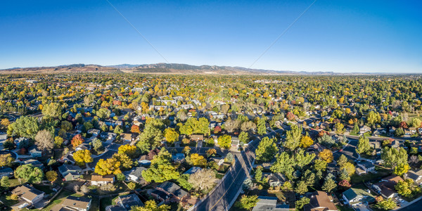 aerial panorama of Fort Collins Stock photo © PixelsAway