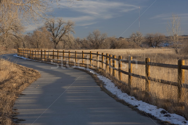 bike trail in Colorado near Greeley Stock photo © PixelsAway