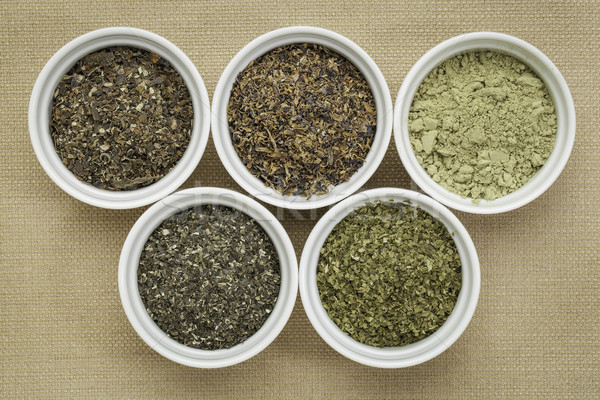 seaweeds - diet supplements Stock photo © PixelsAway