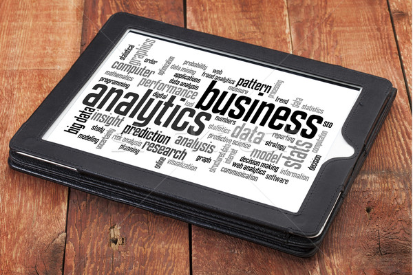 business analytics word cloud Stock photo © PixelsAway