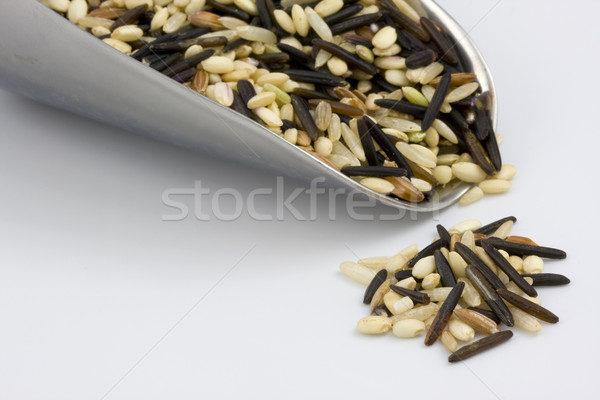 Szufelka ryżu brązowy basmati Zdjęcia stock © PixelsAway