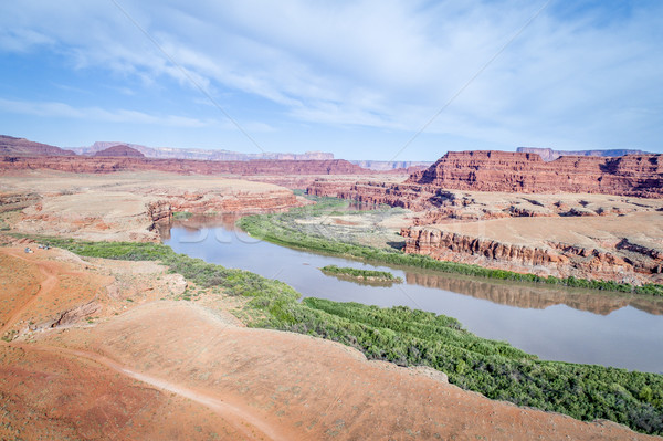 Canyon fiume jeep percorso campo Foto d'archivio © PixelsAway