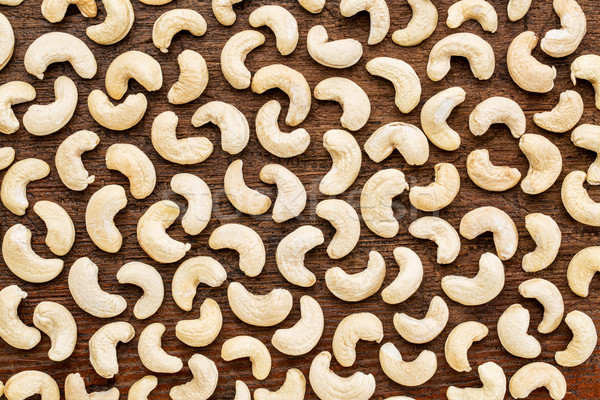 Anacardi dadi rustico wood texture grunge legno Foto d'archivio © PixelsAway