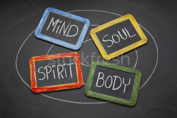 body, mind, soul, and spirit concept Stock photo © PixelsAway