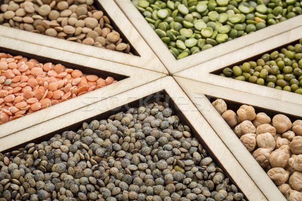 bean, lentil and pea abstract Stock photo © PixelsAway