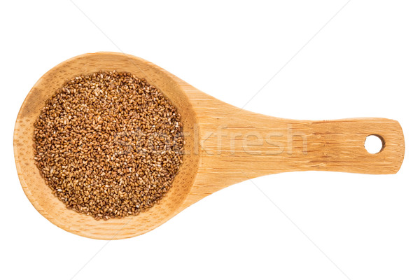 teff grain on wooden spoon Stock photo © PixelsAway