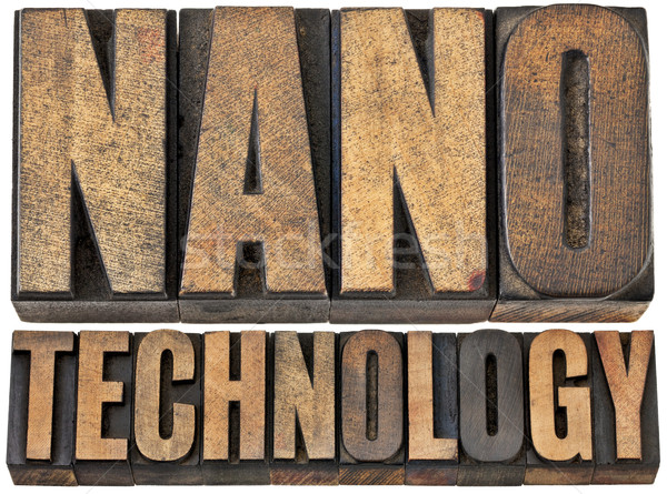 nanotechnology in wood type Stock photo © PixelsAway