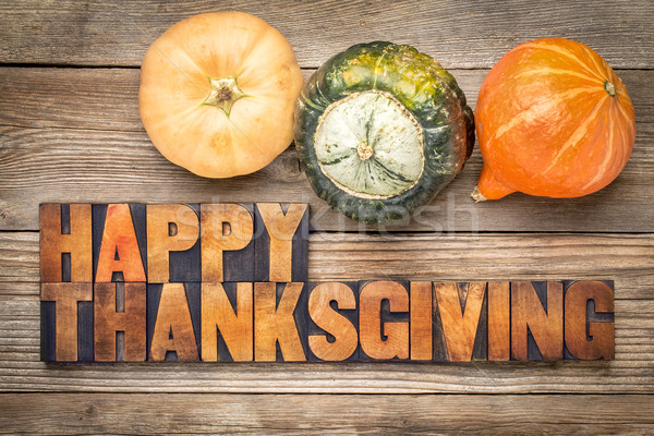 Happy Thanksgiving greeting card Stock photo © PixelsAway