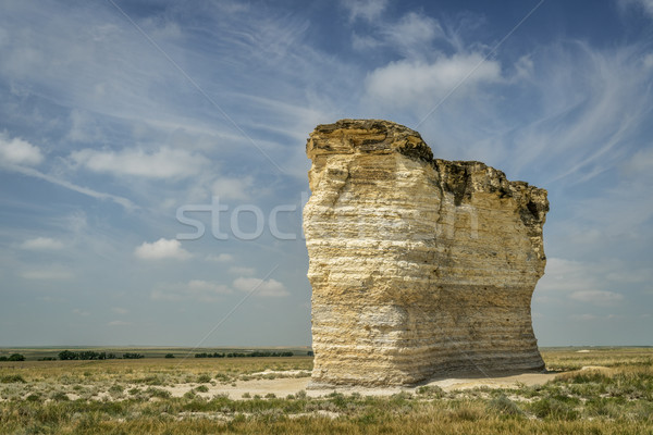 Rochas naturalismo ponto de referência giz ocidental Kansas Foto stock © PixelsAway