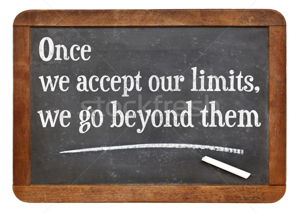 our limits quote Stock photo © PixelsAway