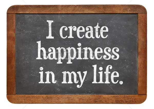 I create happiness in my life Stock photo © PixelsAway